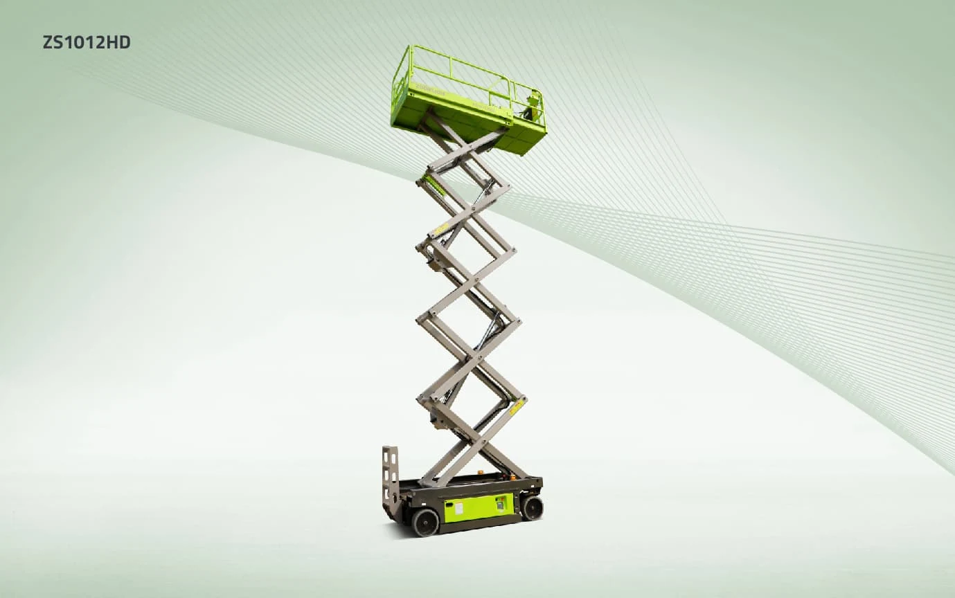 Zoomlion ZS1012HD makaslı platform — üretici ürün görseli